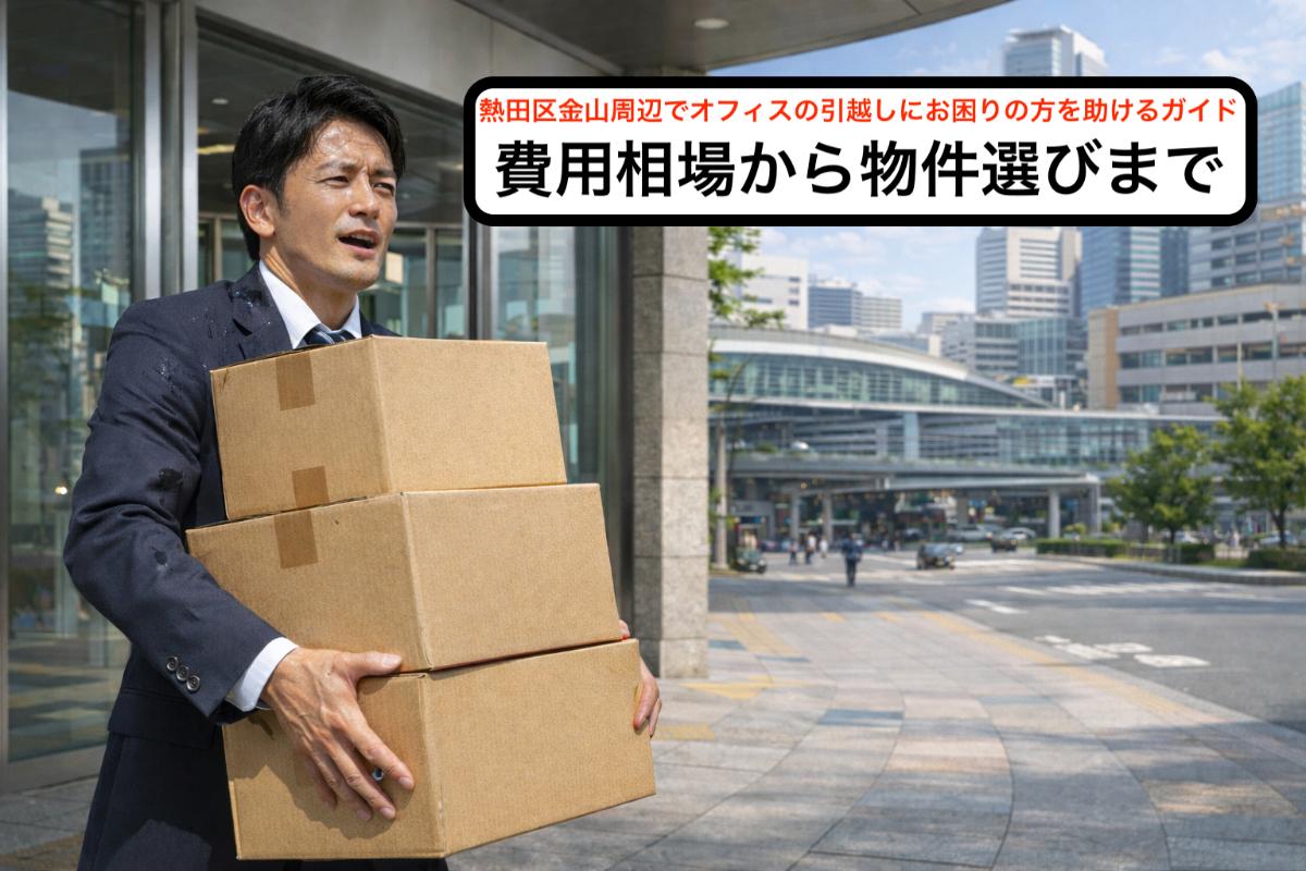 熱田区金山周辺でオフィスの引越しにお困りの方を助けるガイド｜費用相場から物件選びまで