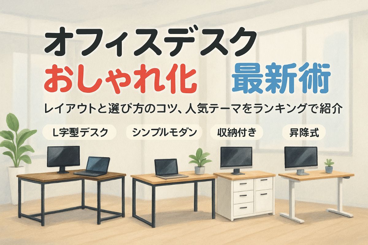 オフィスデスクがおしゃれになる最新レイアウトと選び方解説！価格帯別おすすめランキング付き