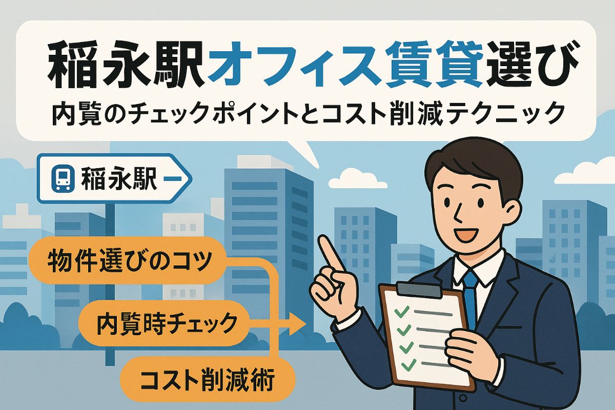 稲永駅でオフィスの選び方と名古屋周辺賃貸物件一覧！内覧ポイントやコスト削減術も解説