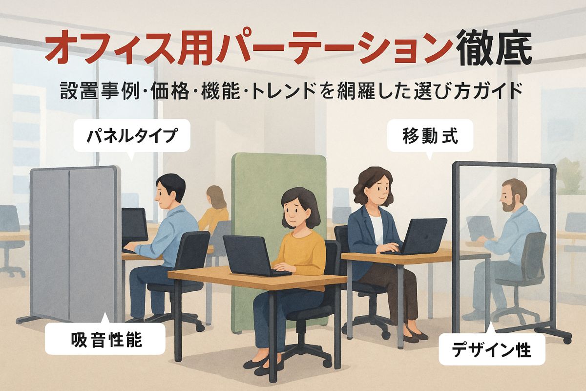 パーテーションをオフィスに導入する種類や選び方比較｜設置事例と価格・機能・最新トレンド完全ガイド