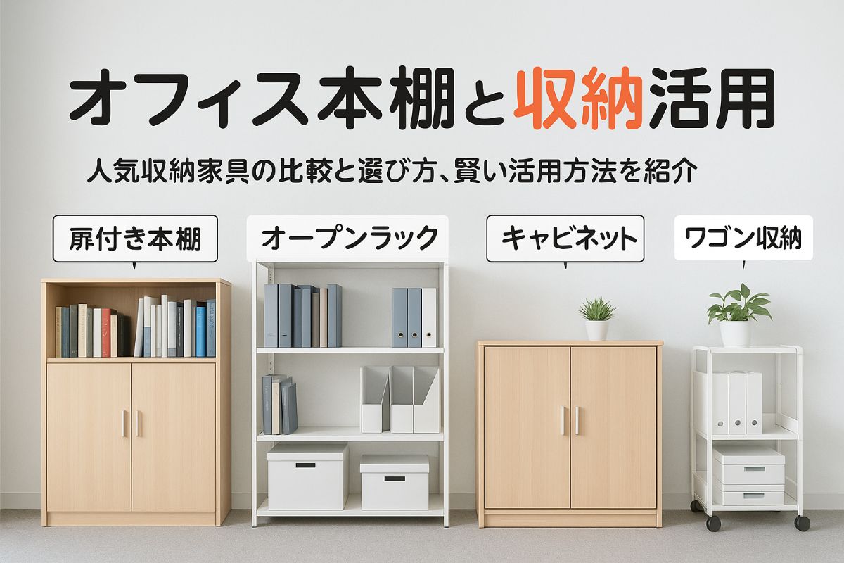 オフィスの本棚の選び方と人気収納家具比較おすすめ活用術