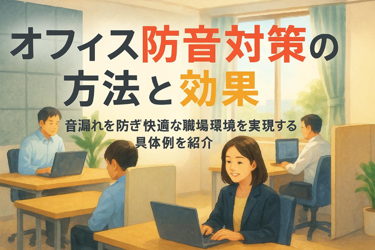 オフィス防音対策の方法と効果を徹底解説！音漏れ解決と快適空間の事例ガイド