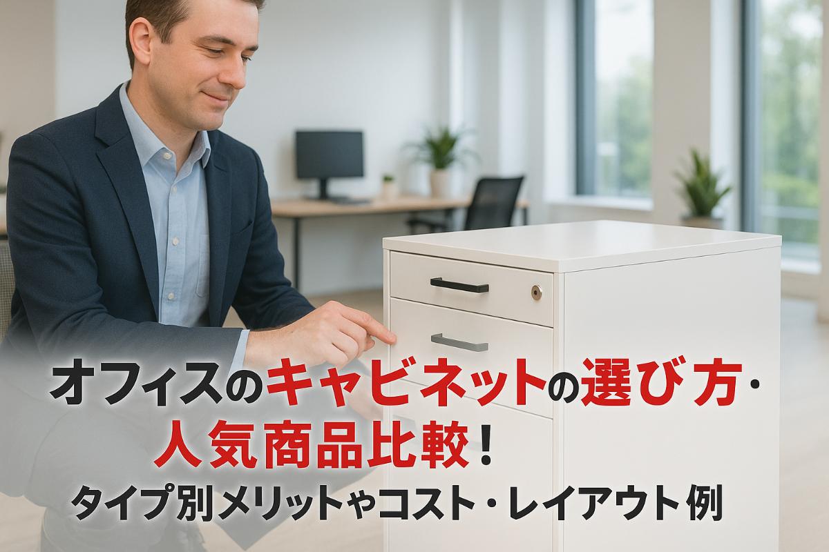 キャビネットをオフィスで選ぶ方法と人気商品比較！タイプ別メリットやコスト・レイアウト実例も解説