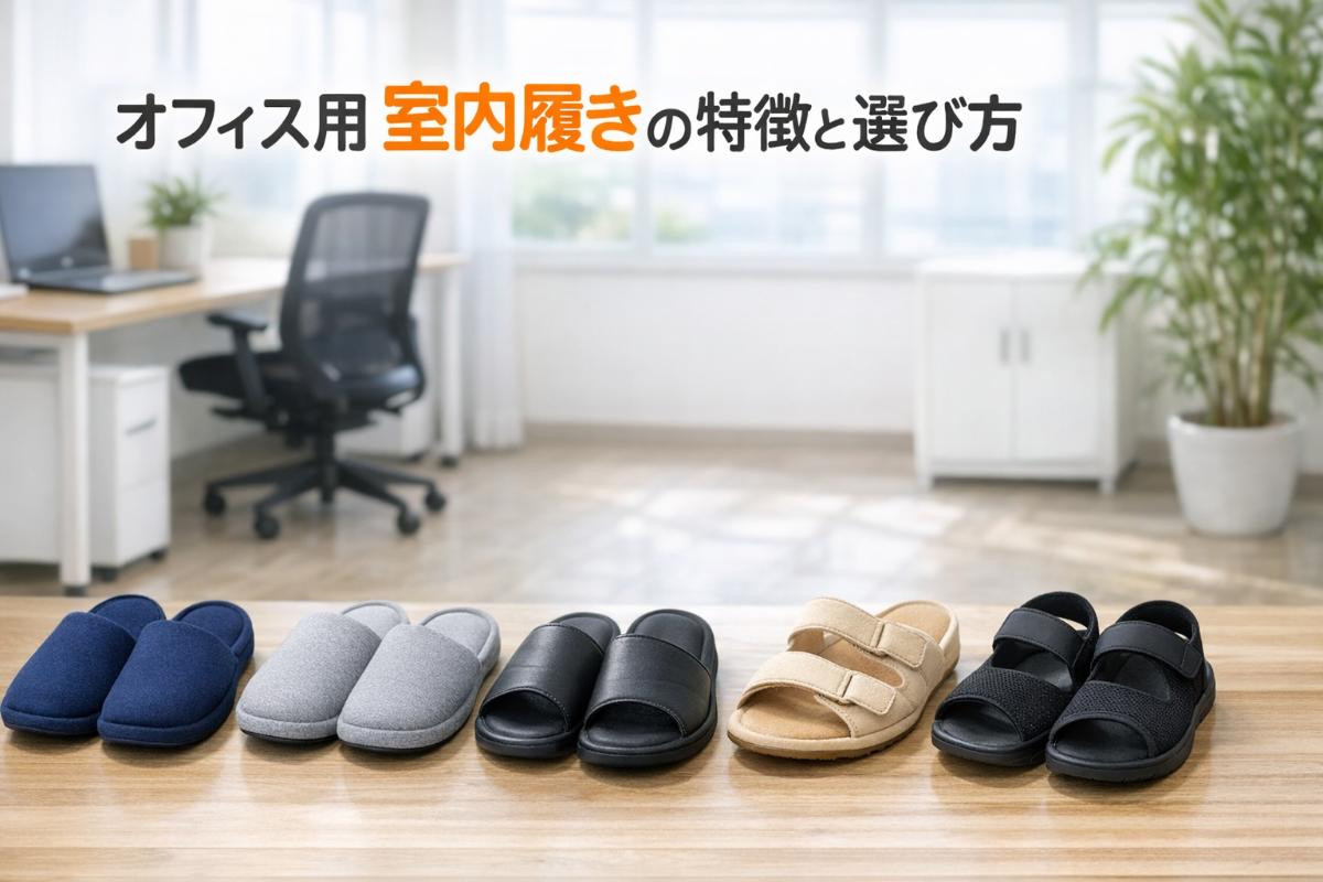 オフィス用室内履きの特徴と失敗しない選び方【通気性・おしゃれ・価格比較】