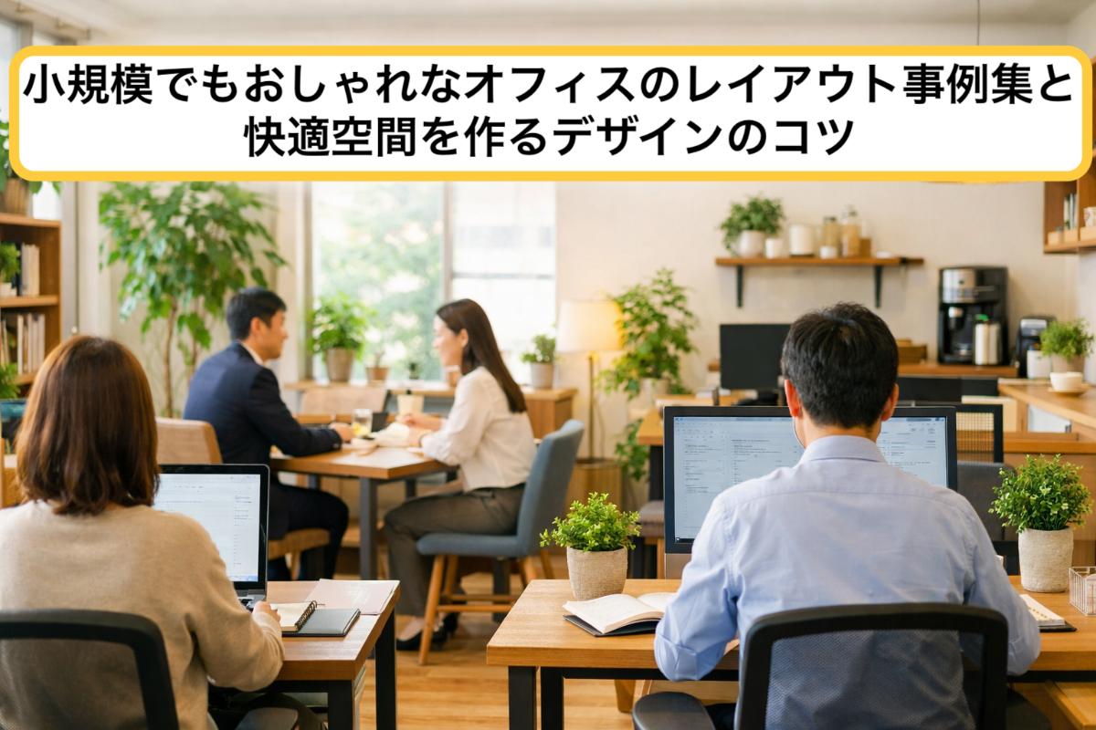 小規模でもおしゃれなオフィスのレイアウト事例集と快適空間を作るデザインのコツ