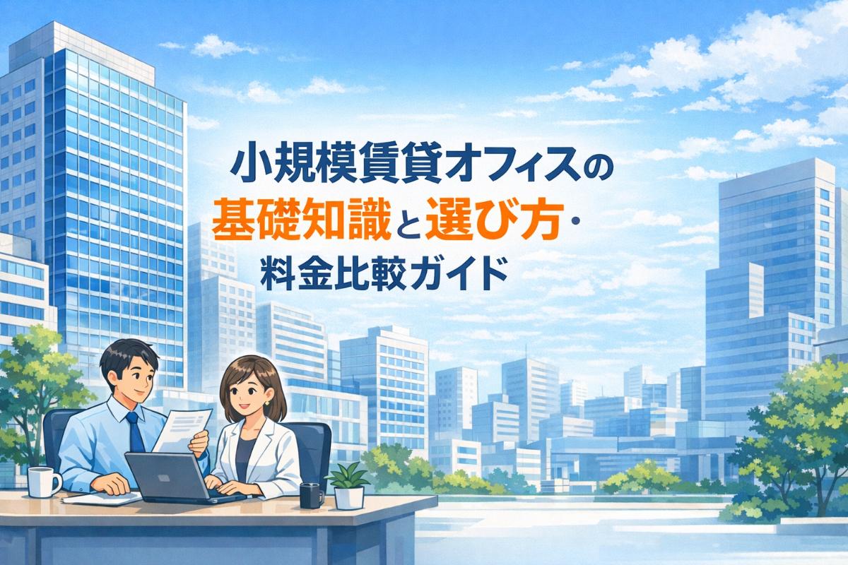 小規模賃貸オフィスの基礎知識と選び方・料金比較ガイド