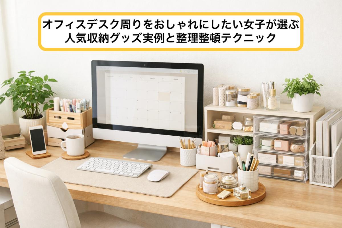 オフィスデスク周りをおしゃれにしたい女子が選ぶ人気収納グッズ実例と整理整頓テクニック